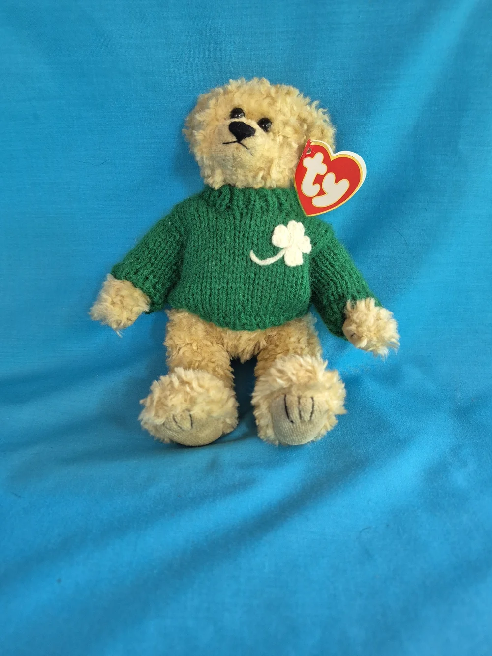 Ty Beanie Baby Blarney Stuffed Plush Toy Kiss Me Im Irish Attic Treasures Vintag
